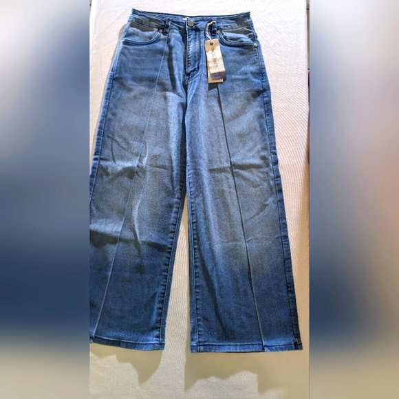 Habitual Girl Wrap Wide Leg Jeans 16 - Picture 1 of 9